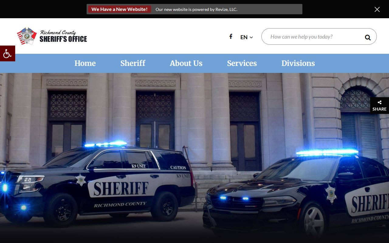 Richmond County Sheriff Newsroom for selected official case and arrest publications